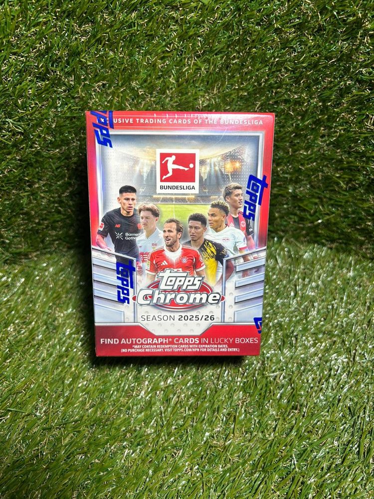 Topps Chrome Bundesliga Trading Cards Season 2025/26 blaster box